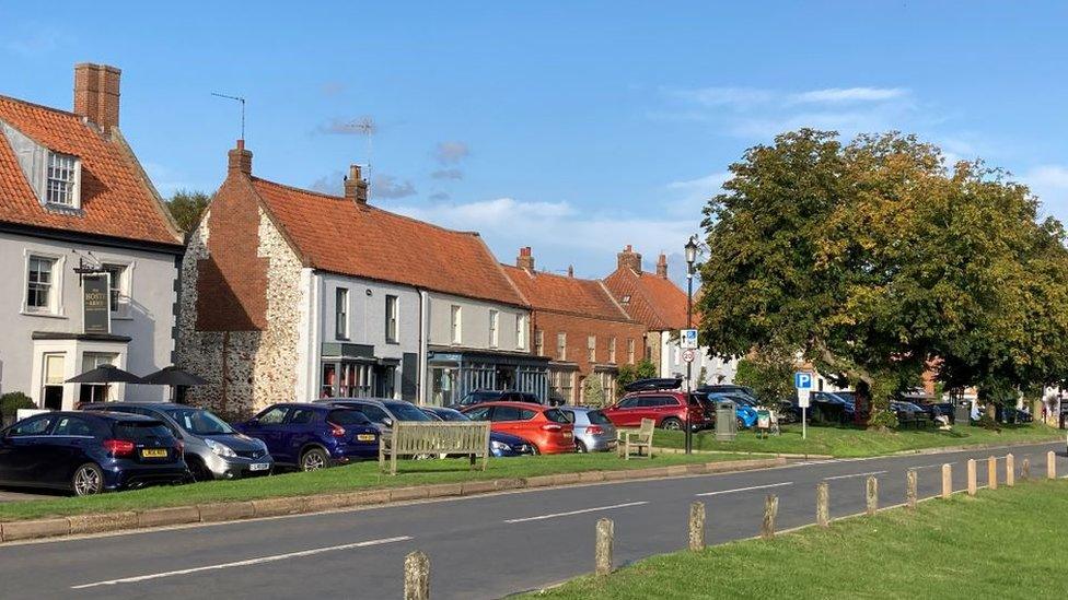 The centre of Burnham Market