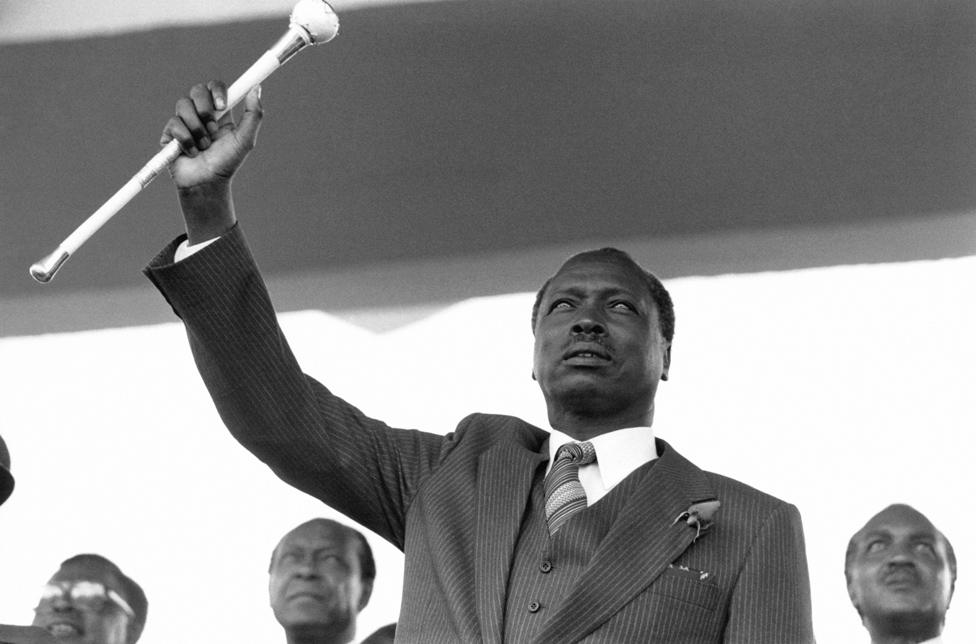 Inauguration of Daniel arap Moi as Kenyan President in 1978