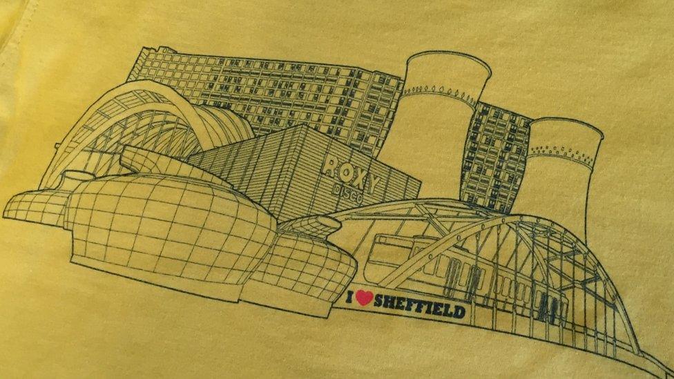 An I Love Sheffield T-shirt