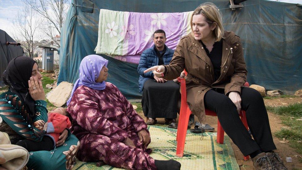 Amber Rudd in Lebanon