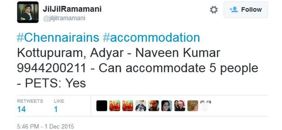 #Chennairains #accommodation Kottupuram, Adyar - Naveen Kumar 9944200211 - Can accommodate 5 people - PETS: Yes