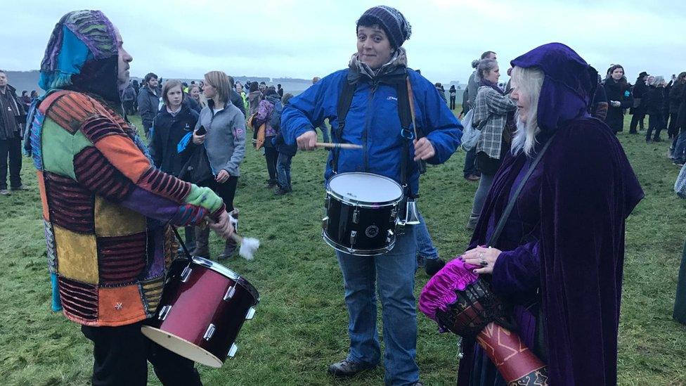 Winter Solstice sunrise 2017 at Stonehenge