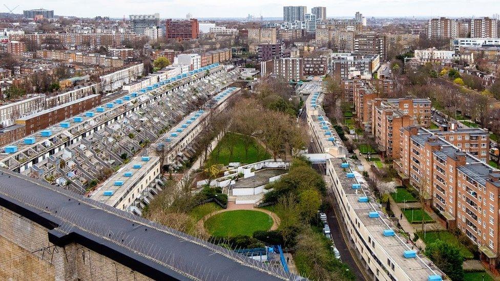 Mary Green housing block, Alexandra Road estate, Camden, London