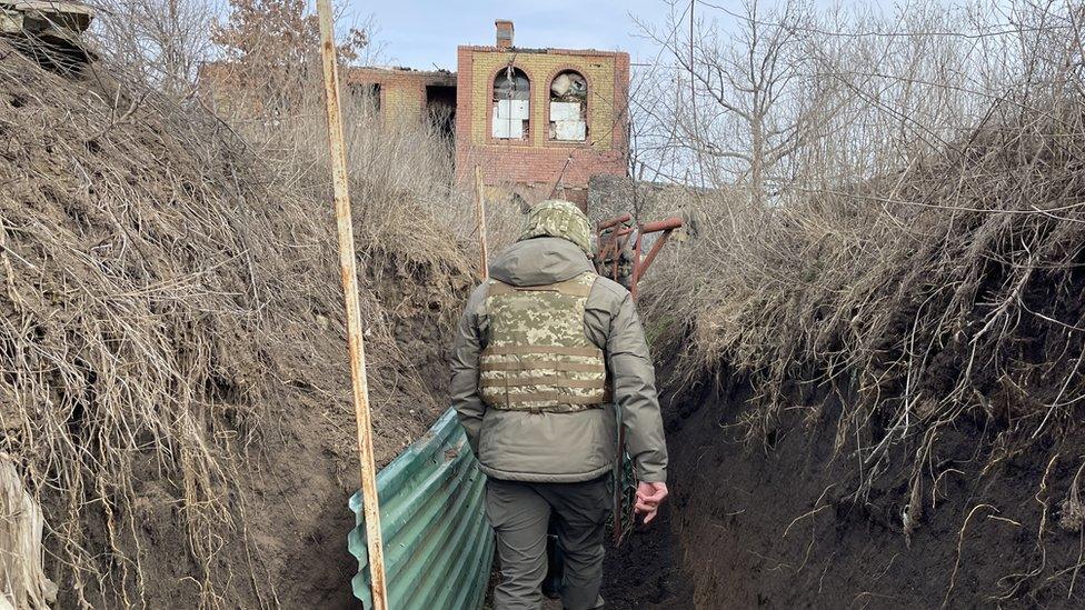 Trench in Shyrokyne