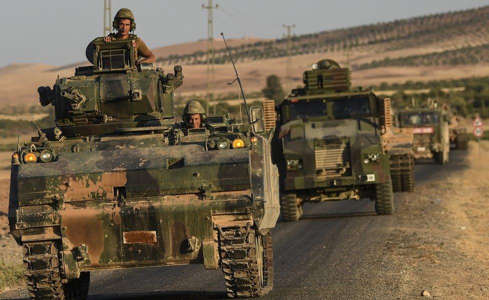 Turkish troops involved in Jarabulus operation, 2 Sep 16