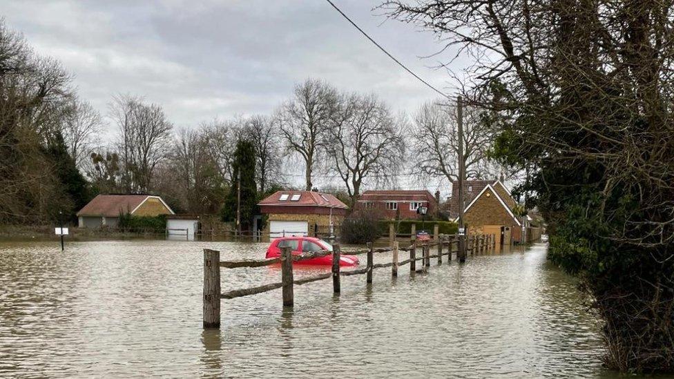 Flooding in Runnymede