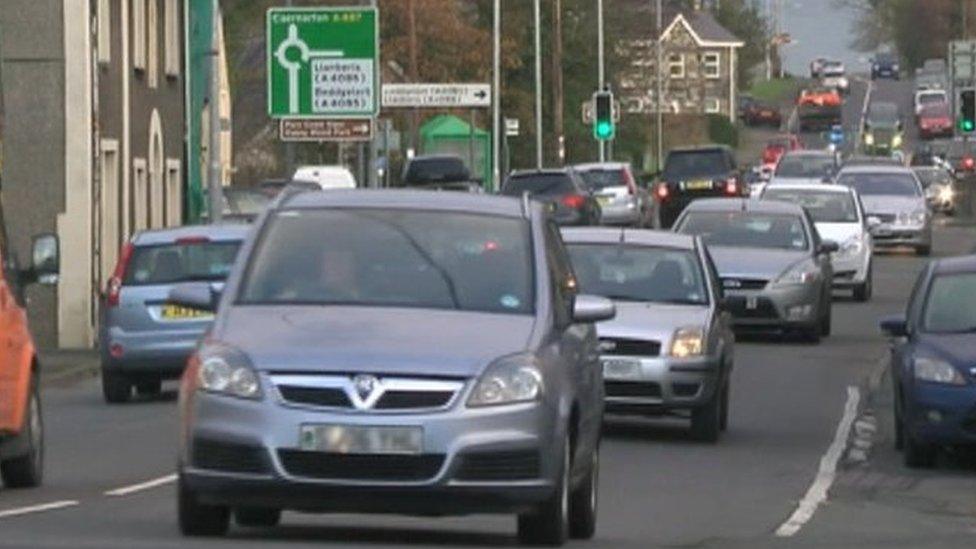 Cars in Bontnewydd, Gwynedd