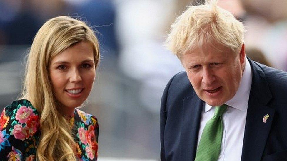 Carrie and Boris Johnson