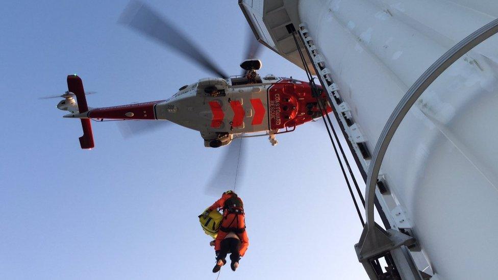 Weymouth tower rescue