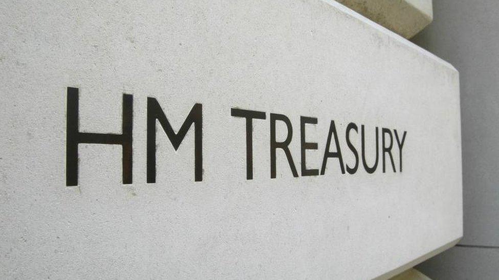 Treasury sign