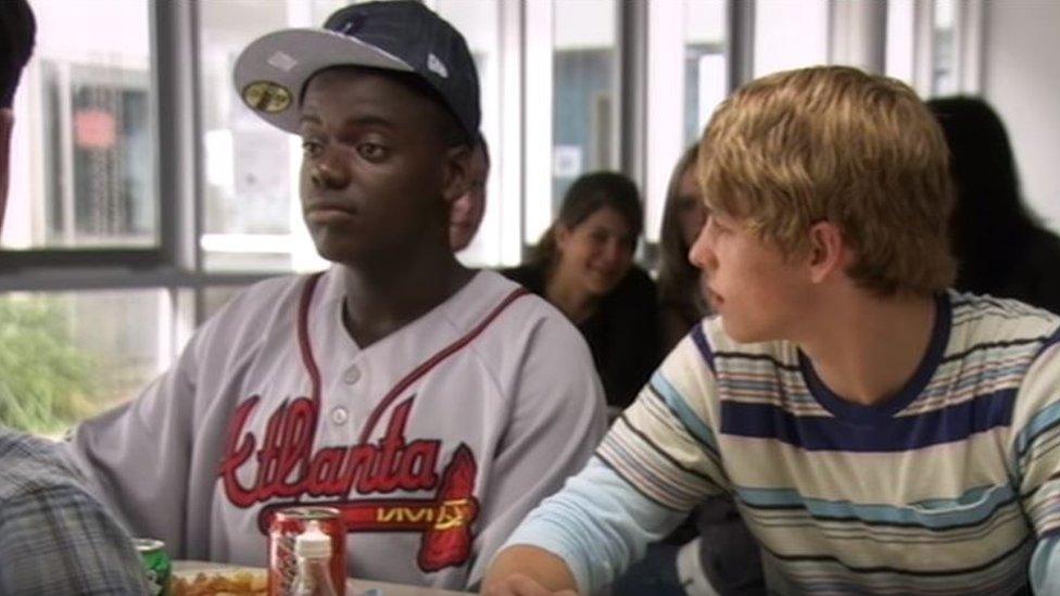 Daniel Kaluuya acting as Posh Kenneth in Skins