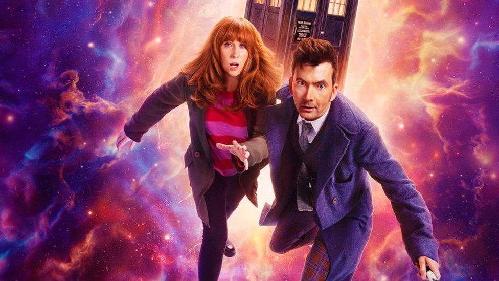 Catherine Tate and David Tennant