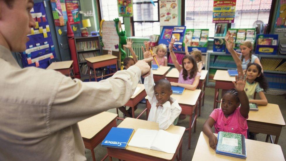 Children in classroom