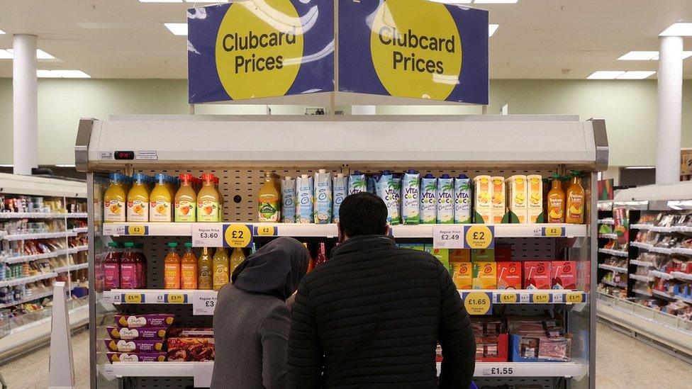 Tesco shoppers