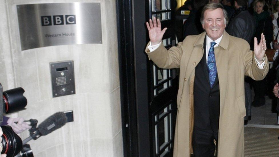 Sir Terry Wogan leaving Western House in December 2009