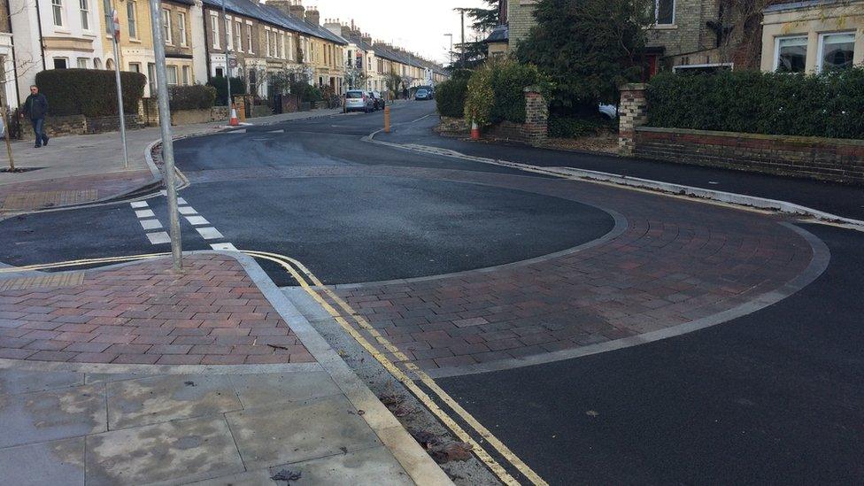 Tenison Road ghost roundabout