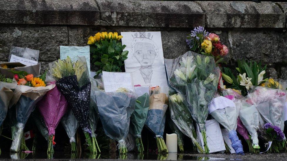 Tributes at Balmoral