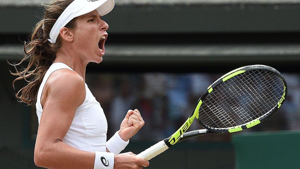 Johanna Konta at Wimbledon