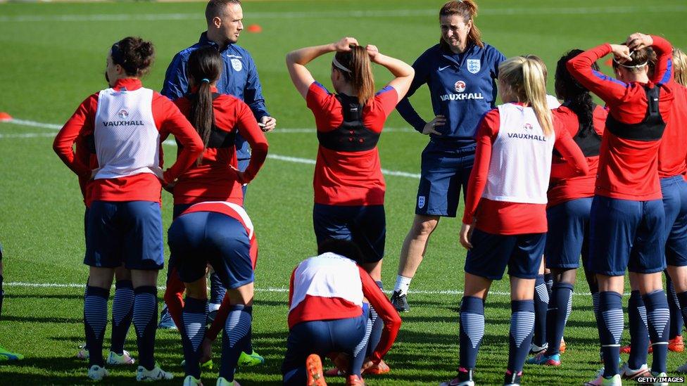 England training at St George's Park