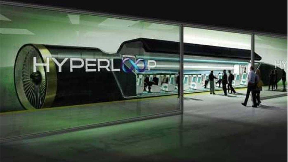 Hyperloop One graphic