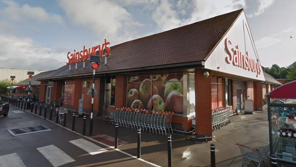 The Sainsbury's in Hanley