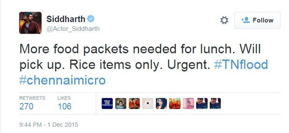 More food packets needed for lunch. Will pick up. Rice items only. Urgent. #TNflood #chennaimicro