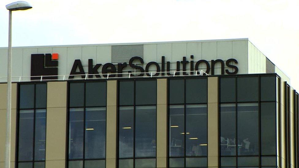 Aker offices in Aberdeen