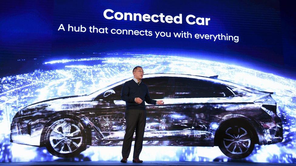 Hyundai vice chairman Euisun Chung talks about connected cars in Las Vegas