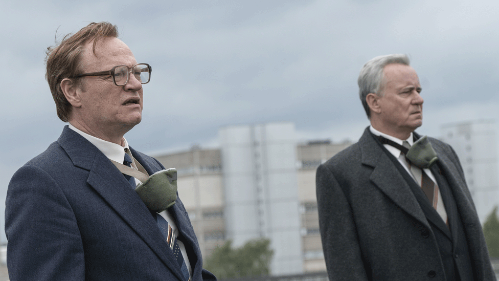 Jared Harris and Stellan Skarsgård