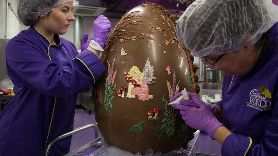 A giant easter egg.