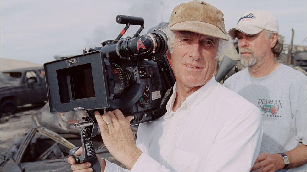 Roger Deakins on set of Blade Runner 2049