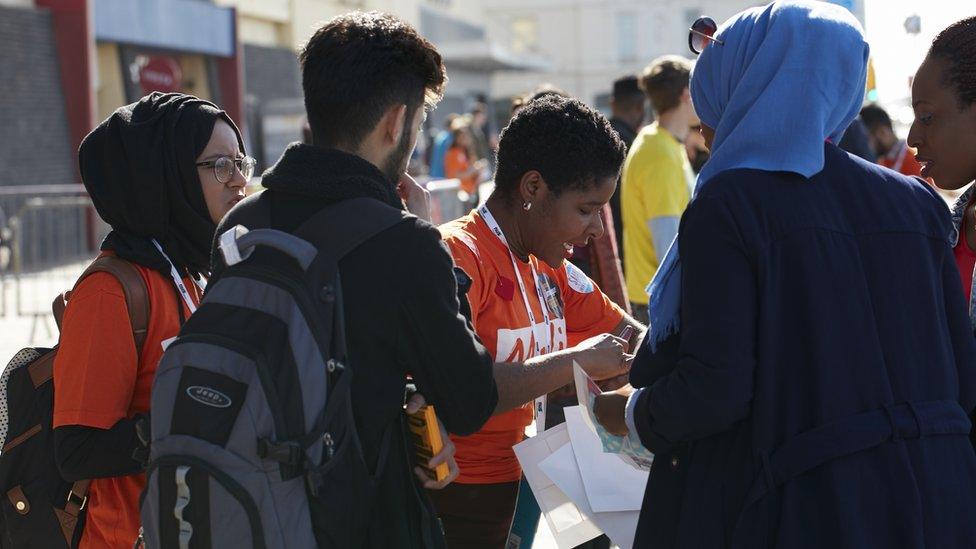 Malia Bouattia supporters campaigning