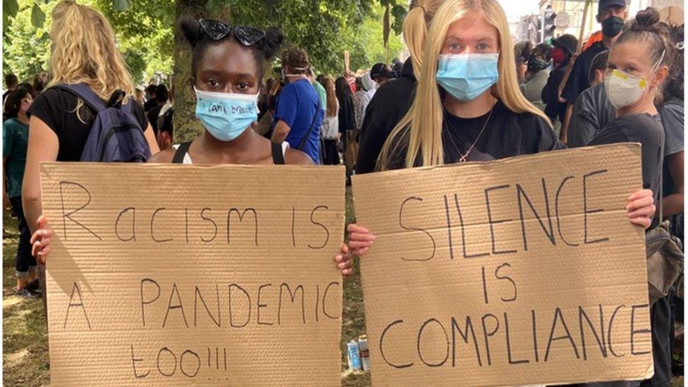 Racism protest