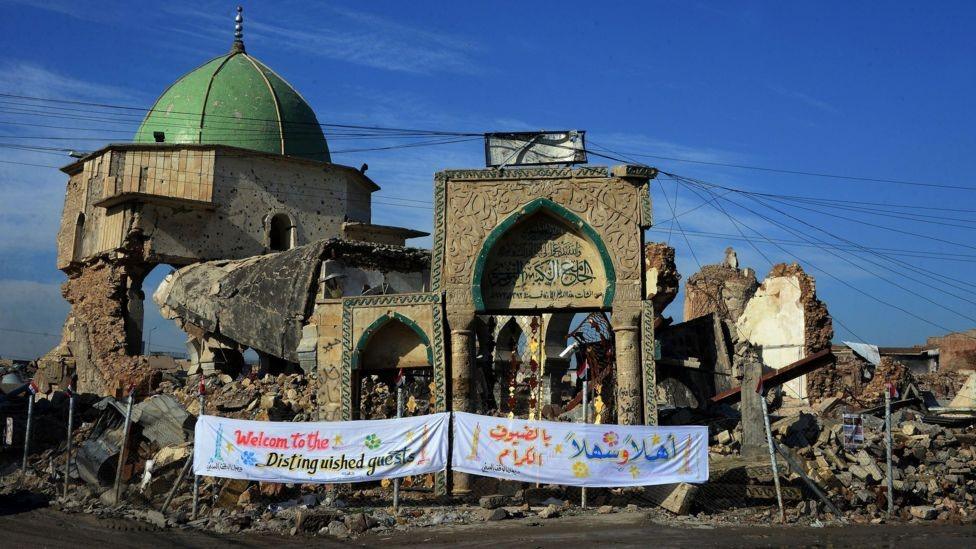 Al-Nouri Mosque destroyed