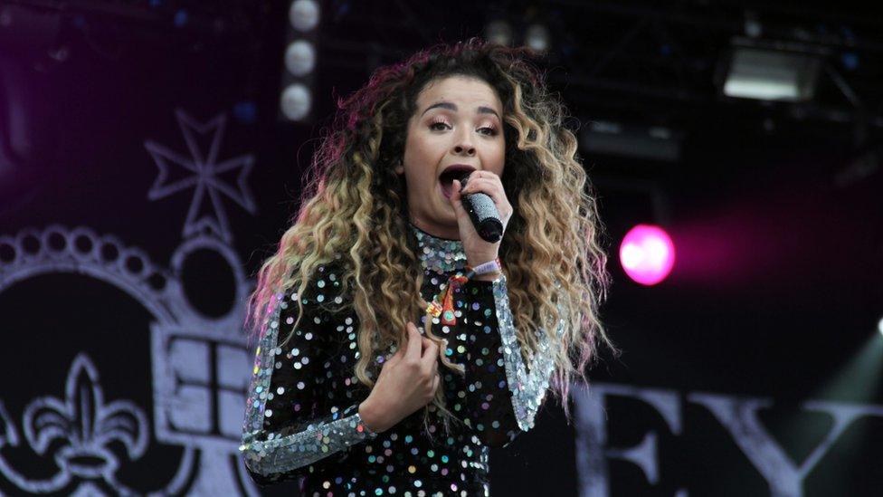 Ella Eyre singing