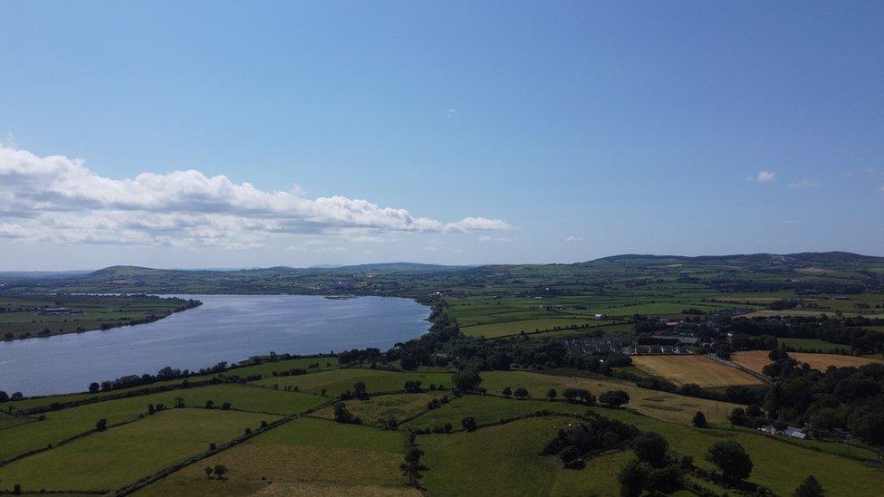 Donegal looking up the Foyle towards strabane.