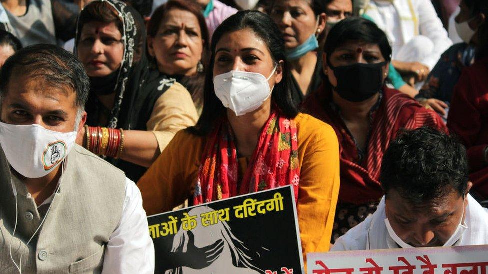 Jantar Mantar protest over Hathras rape