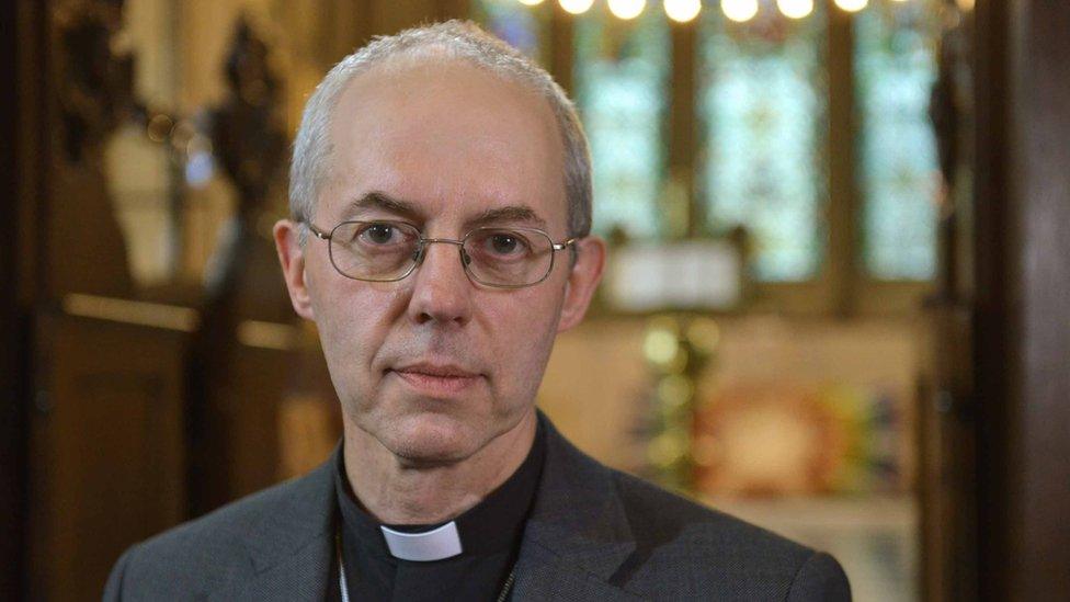 Justin Welby, Archbishop of Canterbury