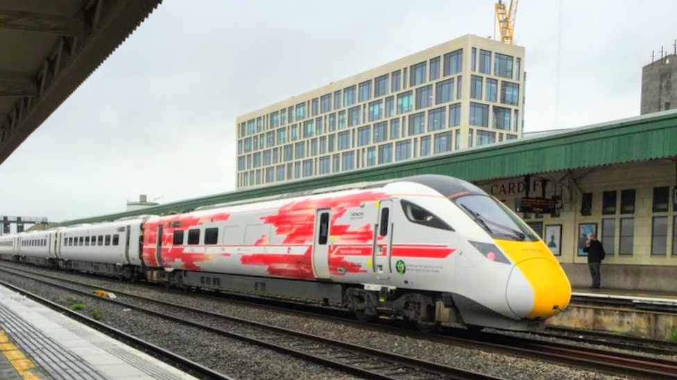 The Class 800 Hitachi InterCity Express is undergoing "dynamic testing"