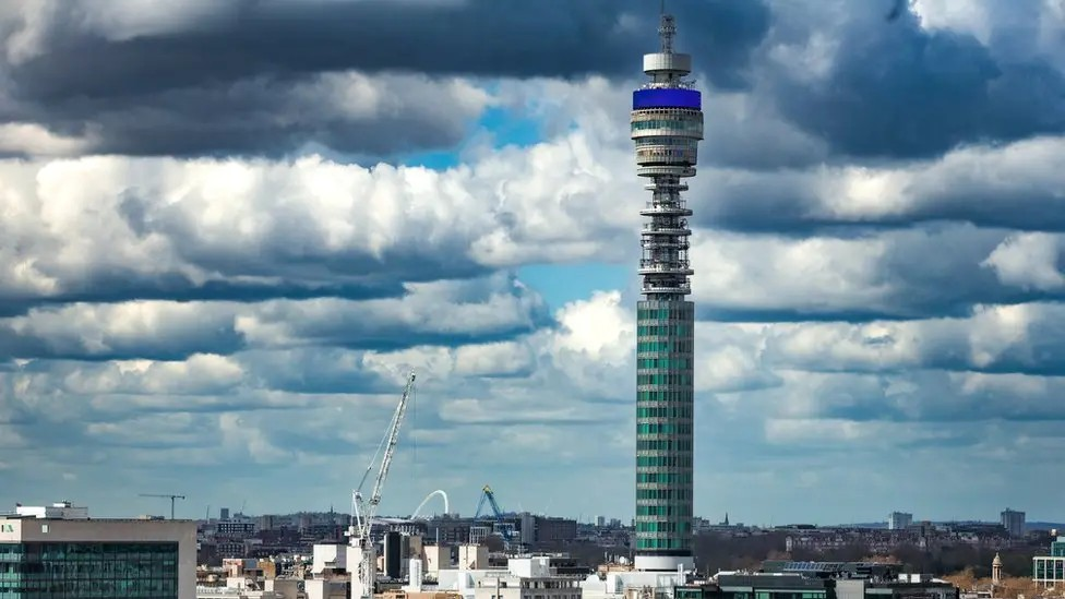 The BT Tower in London, UK