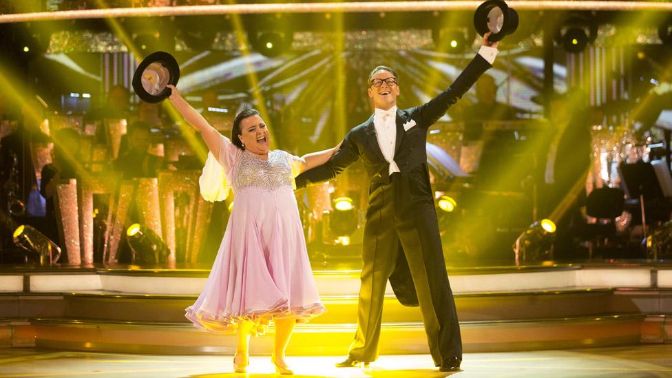 Kevin Clifton and Susan Calman in 2017