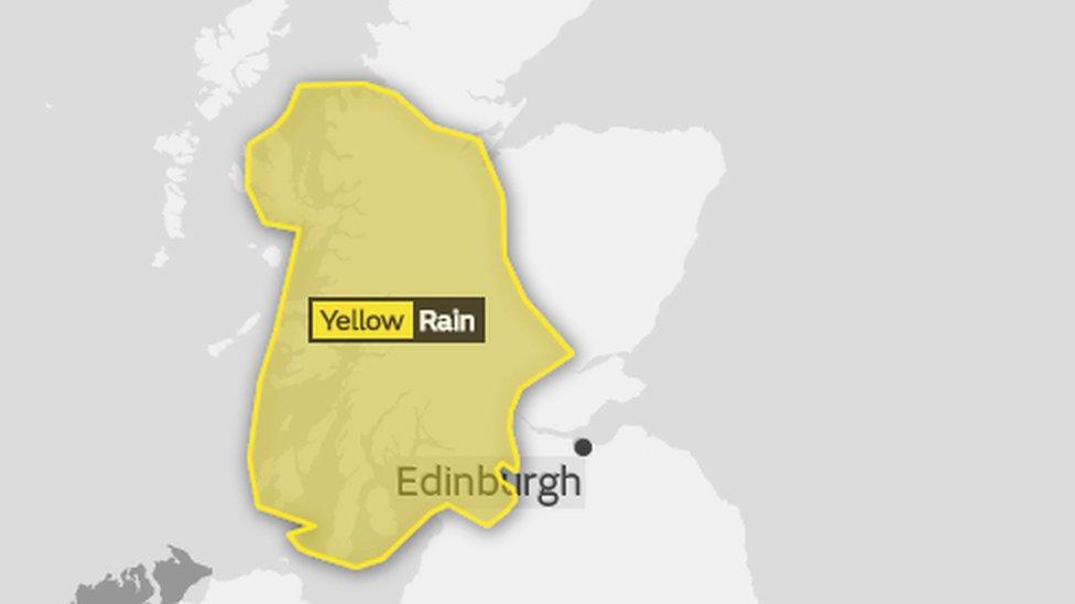 Met Office rain warning