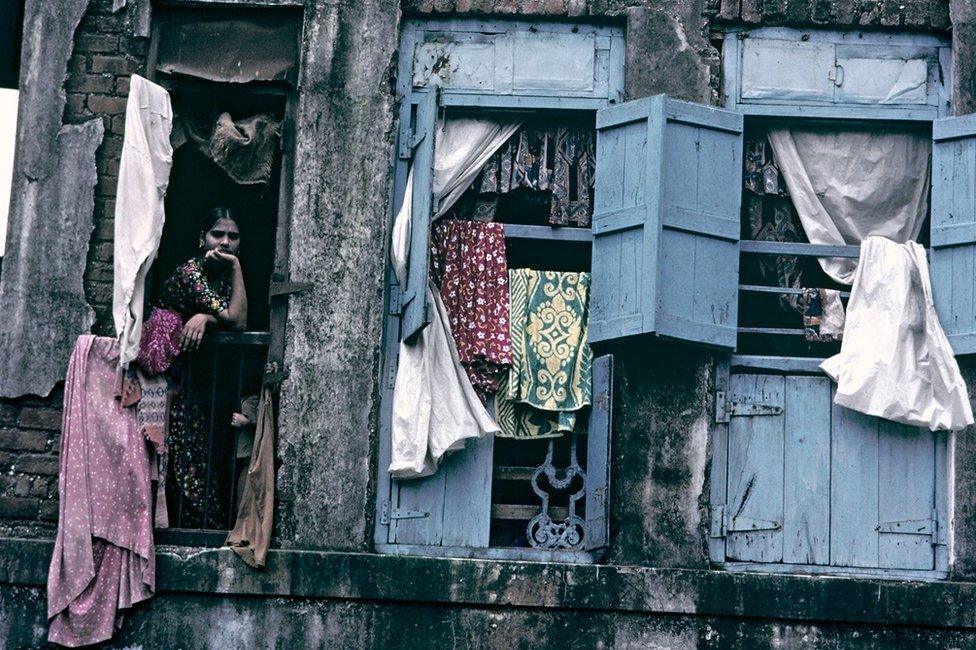 CIRCA 1900: Bombay, India - House prostitutes.