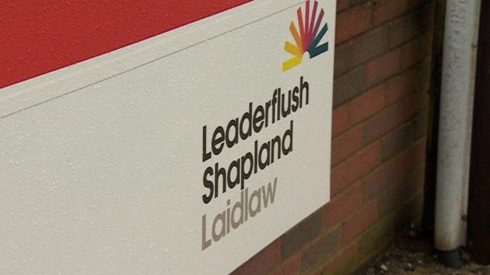 Leaderflush Shapland sign