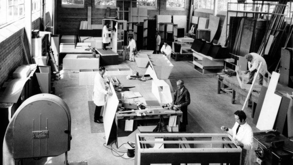 Scenery workshop 1960s