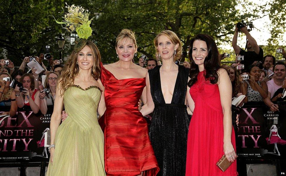 Sarah Jessica Parker, Kim Catrall, Cynthia Nixon and Kristin Davis