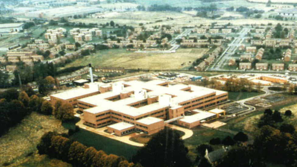 The hospital in 1983