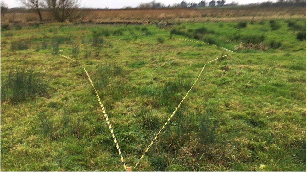 Plot close to Lough Erne being research by Lough Erne Heritage