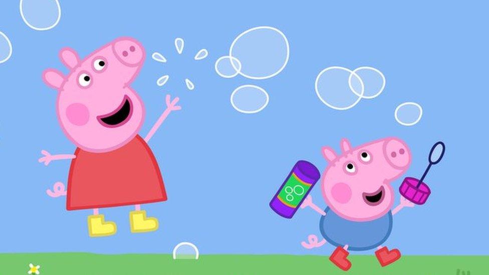 Peppa Pig and friend