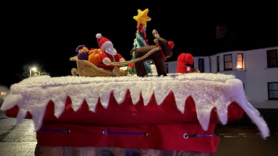 Santa and his sleigh have visited North Berwick overnight